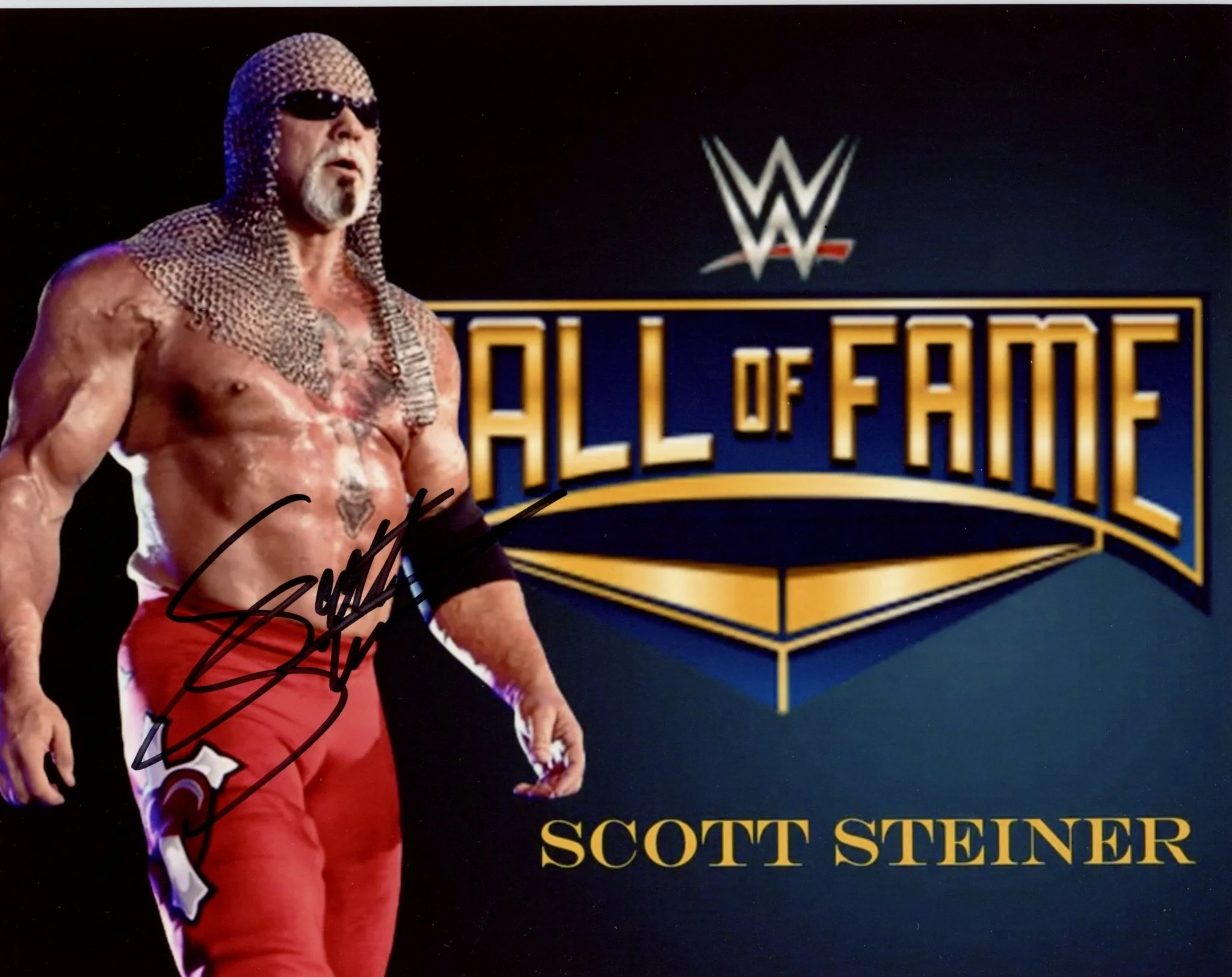 Scott Steiner WWE Wrestling 8x10 Signed Photo JSA Certified Autograph