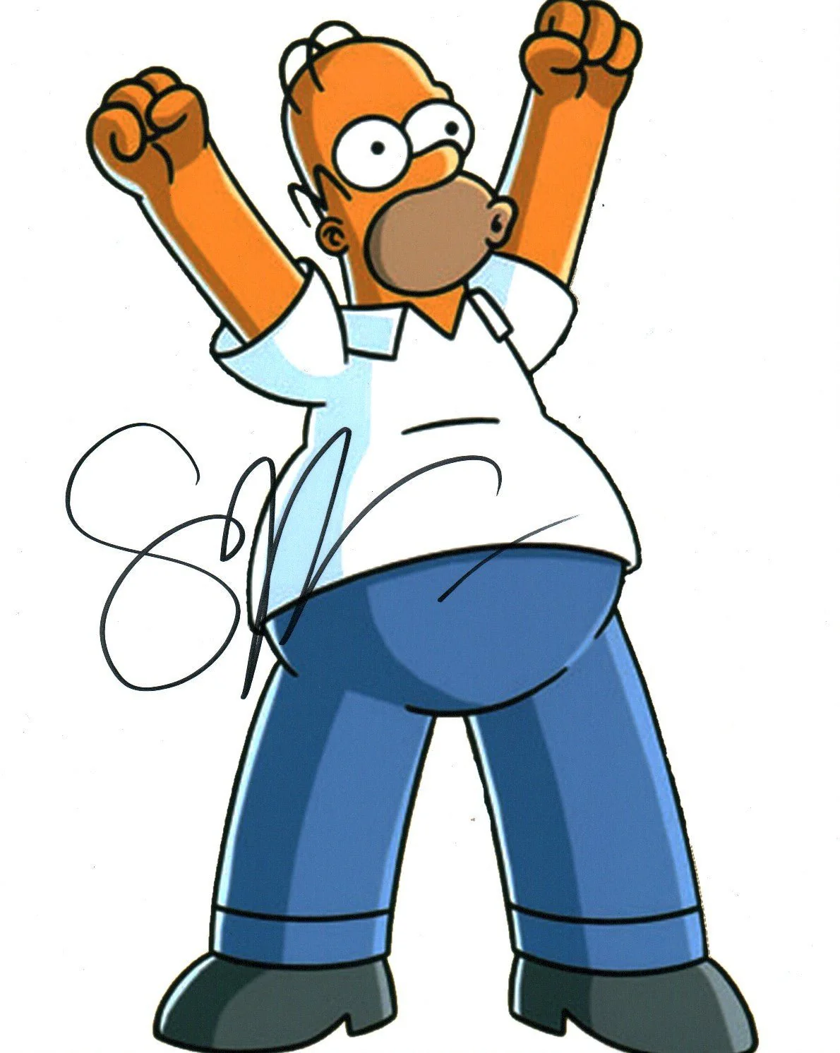 Scott Whyte The Simpsons 8x10 Signed Photo JSA Certified Autograph