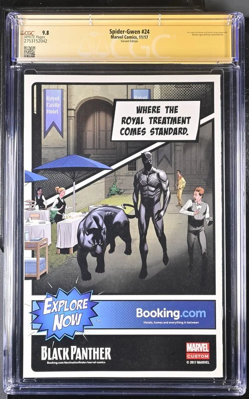Spider-Gwen #24 Venomized Villains Variant Marvel Comics CGC Signature Series 9.8 Signed & Sketch Robbi Rodriguez - Image 3