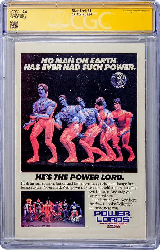 Star Trek #1 DC Comics CGC Signature Series 9.6 William Shatner - Image 7