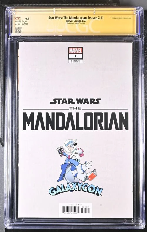 Star Wars The Mandalorian Season 2 #1 Marvel Comics CGC Signature Series 9.8 Signed Barnes, Jeanty - Image 13