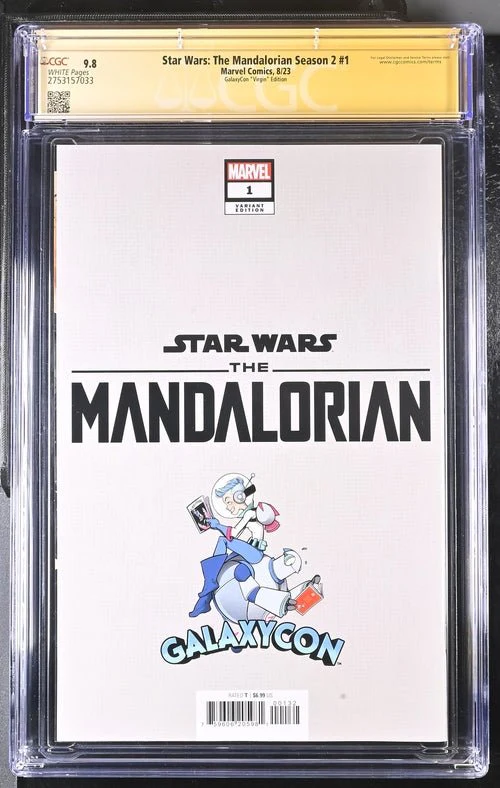 Star Wars The Mandalorian Season 2 #1 Marvel Comics CGC Signature Series 9.8 Signed Barnes, Jeanty - Image 15