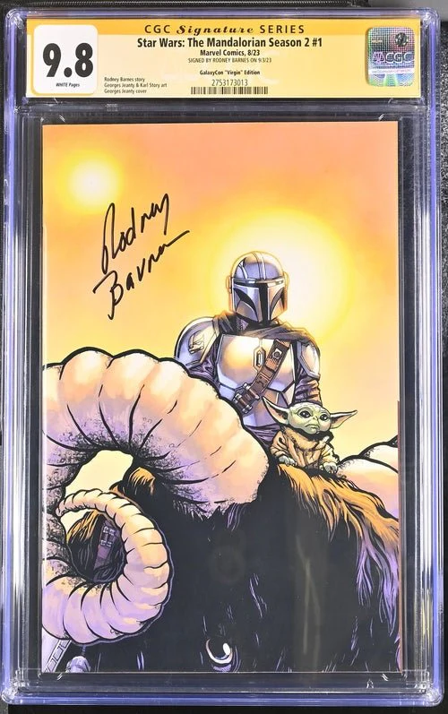 Star Wars: The Mandalorian Season 2 #1 Marvel Comics CGC Signature Series 9.8 Signed Rodney Barnes - Image 6