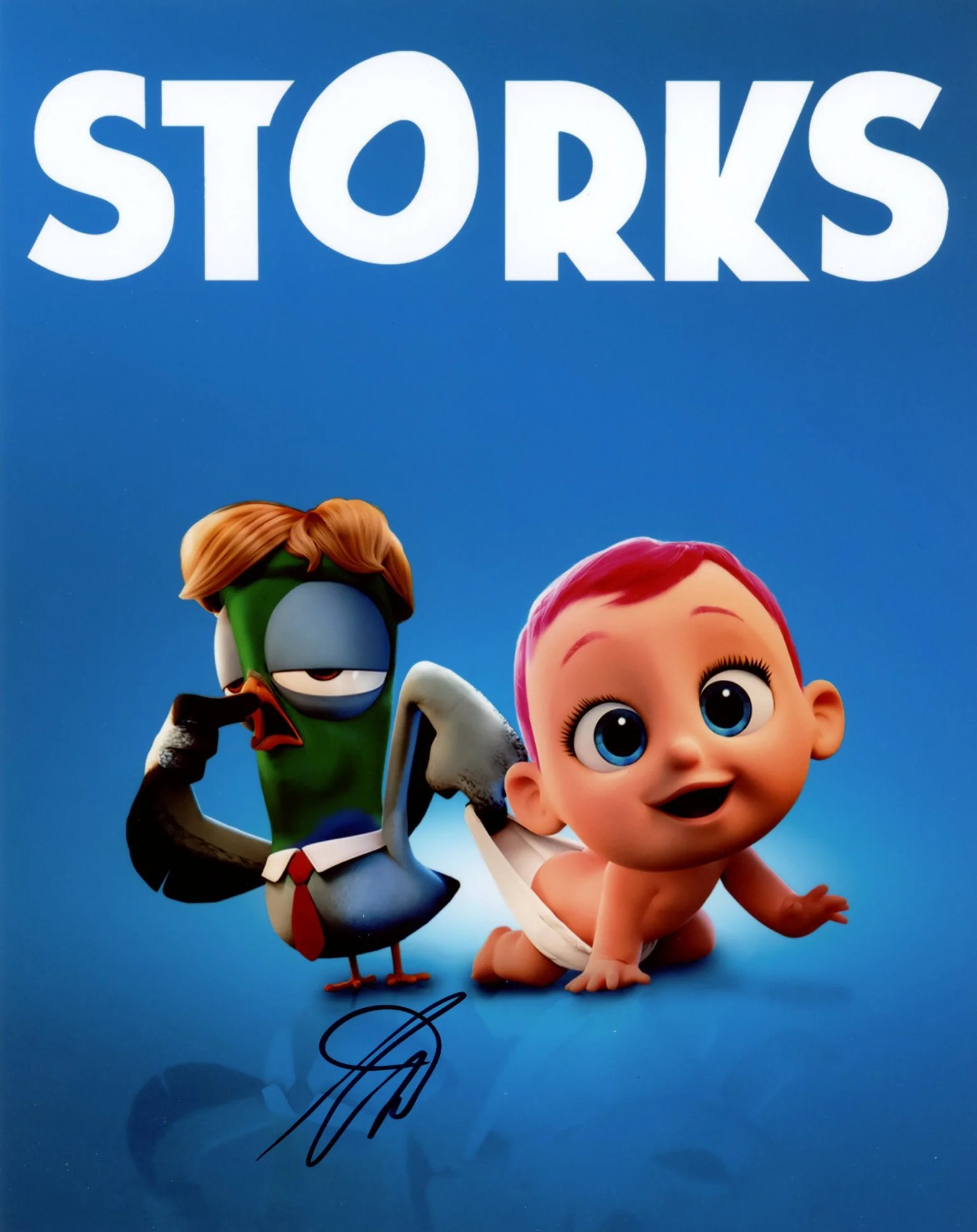 Stephen Kramer Glickman STORKS 8x10 Signed Photo JSA Certified Autograph - Image 2