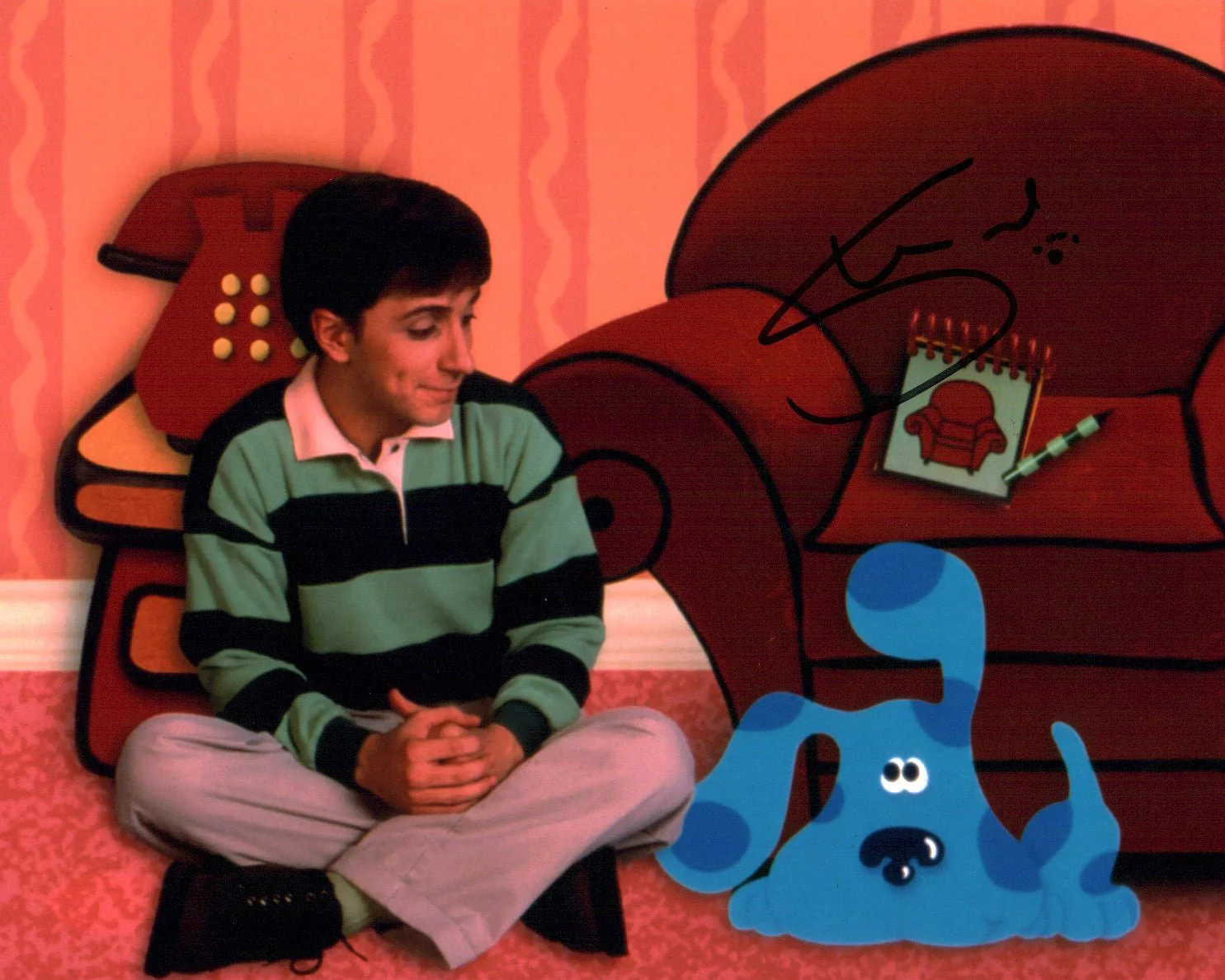 Steve Burns Blues Clues 8x10 Signed Photo JSA Certified Autograph - Image 2