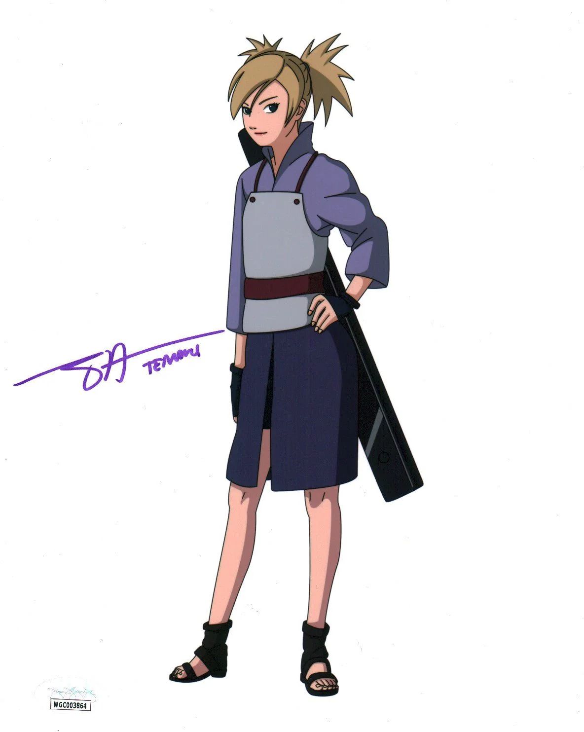 Tara Platt Naruto 8x10 Photo Signed JSA Certified Autograph