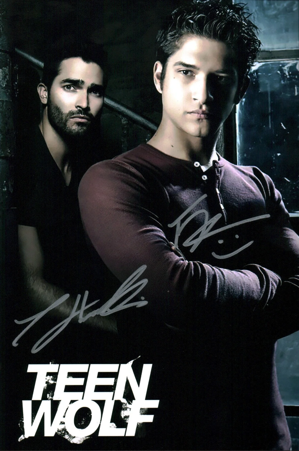 Teen Wolf The Movie 8x12 Cast x2 Hoechlin, Posey Signed Photo JSA Certified Autograph