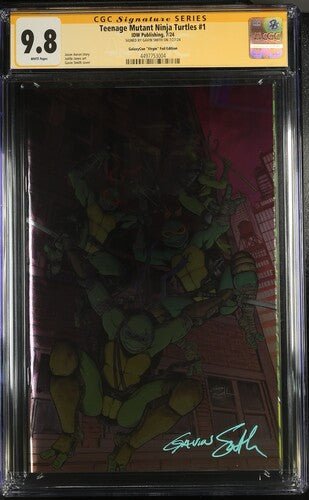 Teenage Mutant Ninja Turtles 2024 #1 Foil Virgin Cover B GalaxyCon Exclusive CGC Signature Series 9.8 Gavin Smith - Image 7