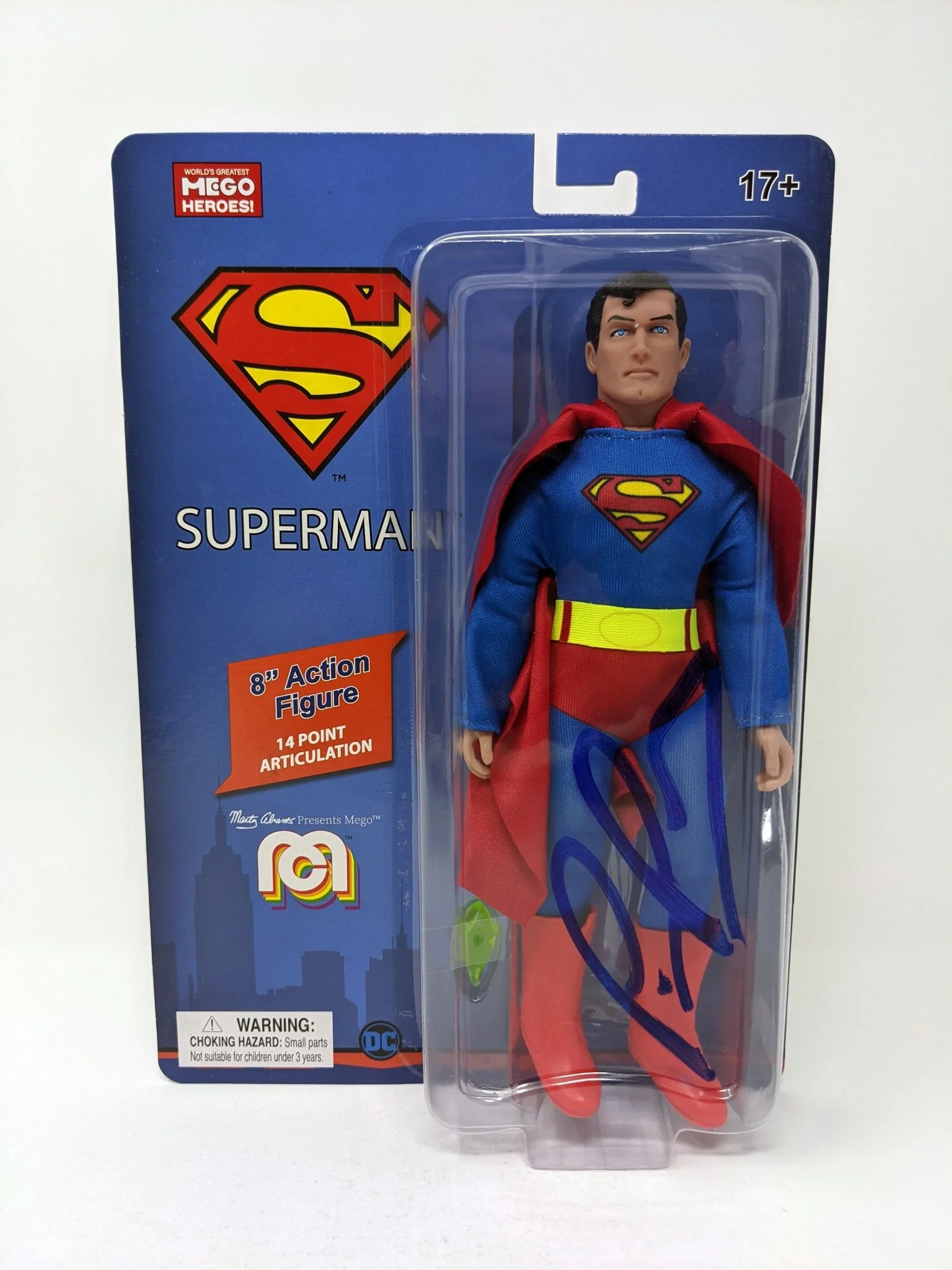 Tim Daly DC Superman Signed Mego Action Figure JSA Certified Autograph - Image 23