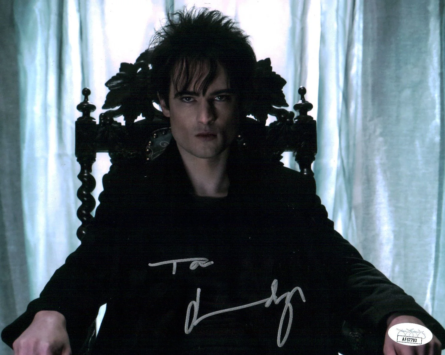 Tom Sturridge The Sandman 8x10 Signed Photo JSA Certified Autograph