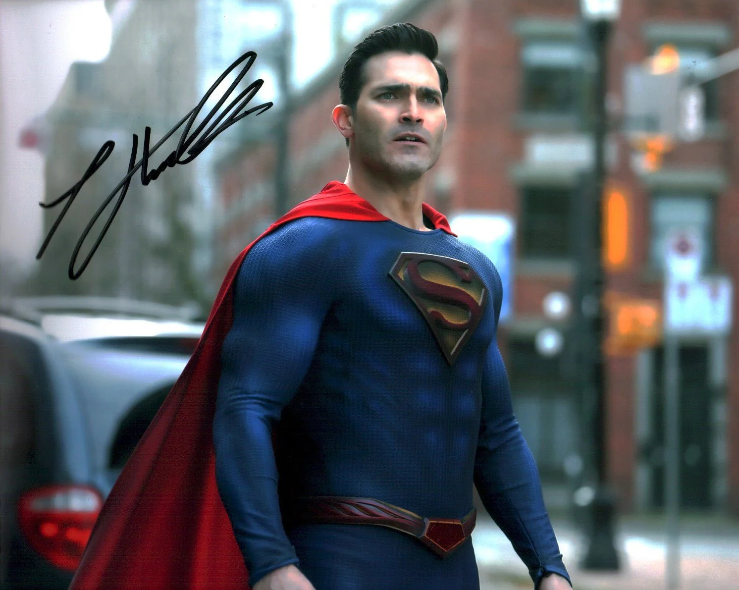 Tyler Hoechlin Superman and Lois 8x10 Signed Photo JSA Certified Autograph
