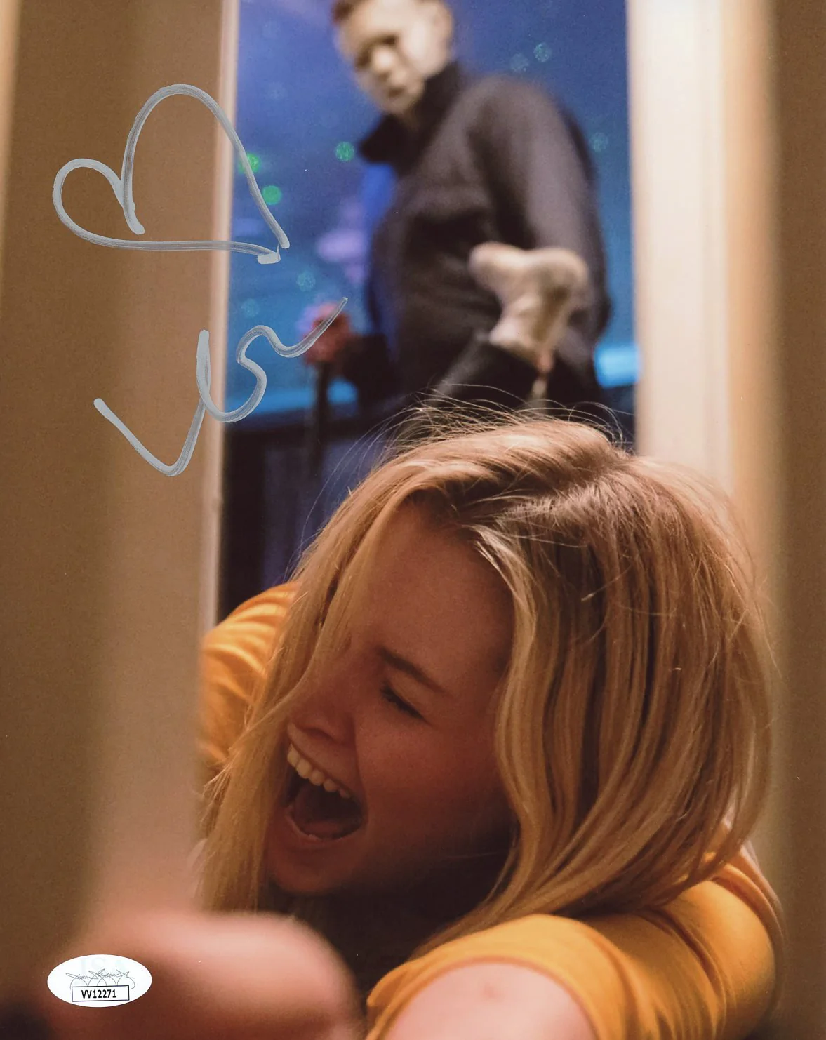 Virginia Gardner Halloween 8x10 Signed Photo JSA Certified Autograph