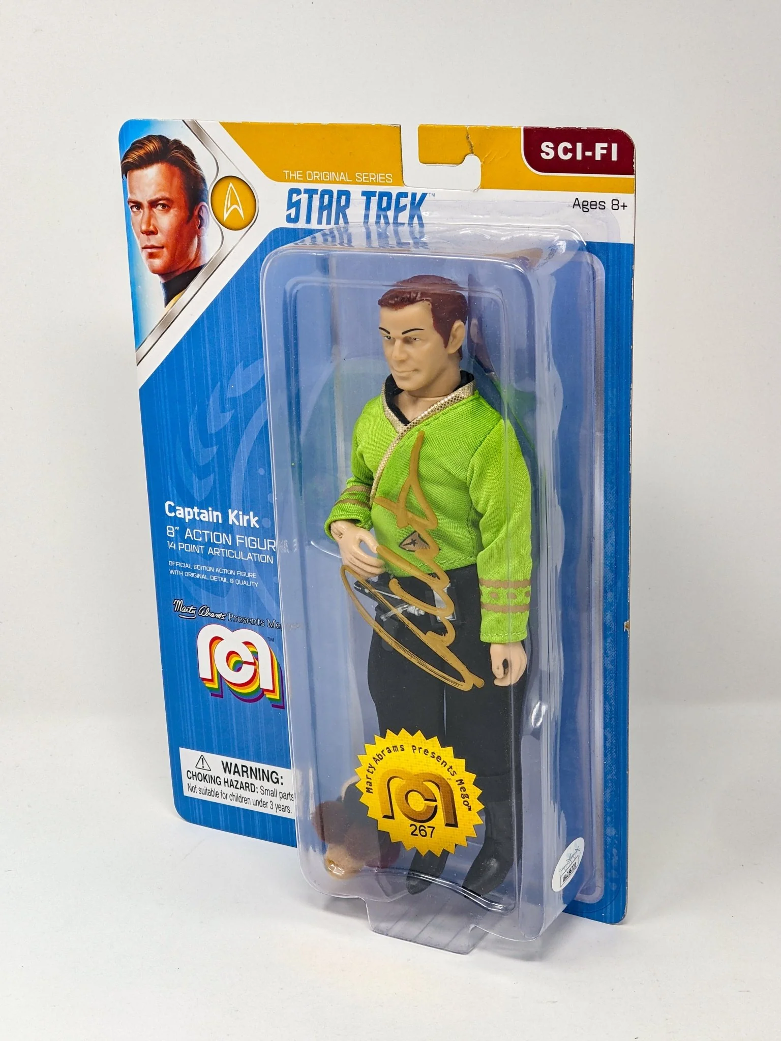 William Shatner Star Trek Captain Kirk Mego 8" Action Figure Signed JSA Certified Autograph - Image 40